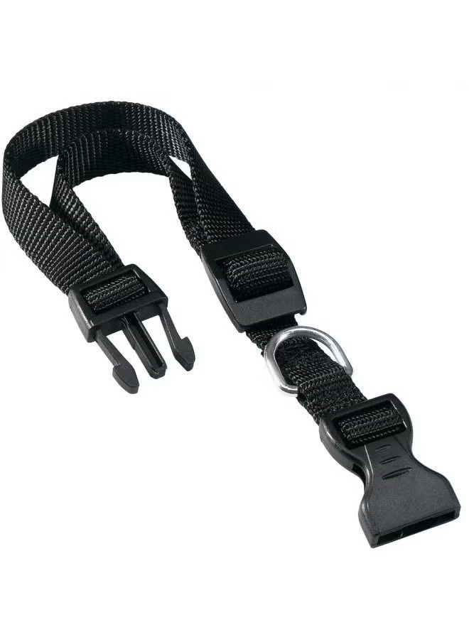 Club C Nylon Dog Collar With Buckle Black 18-25CmX10Mm