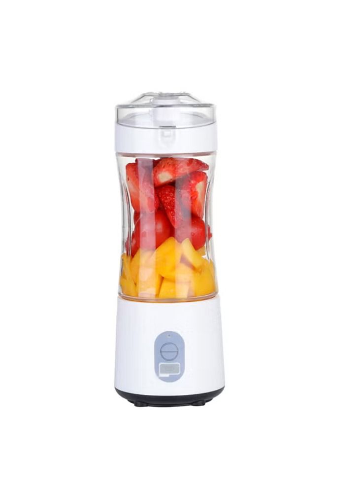 Multi-Design USB Rechargeable Electric Juice Blender 380.0 ml Blender-02 White