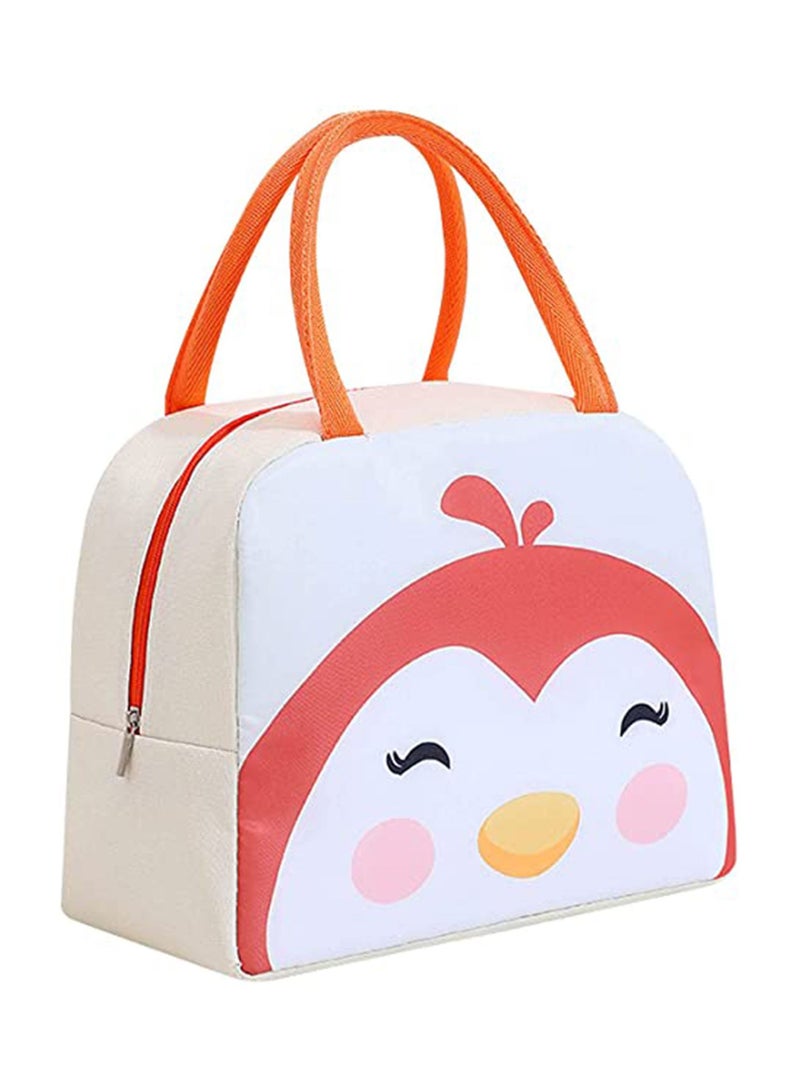 KASTWAVE Kids Lunch box Insulated Soft Bag, Waterproof Lunch Bag for Adults, Kids Cartoon Colors Insulated Lunch Box Cooler Bag Portable Tote Bag Food Storage Bag for Women Men Work School Picnic