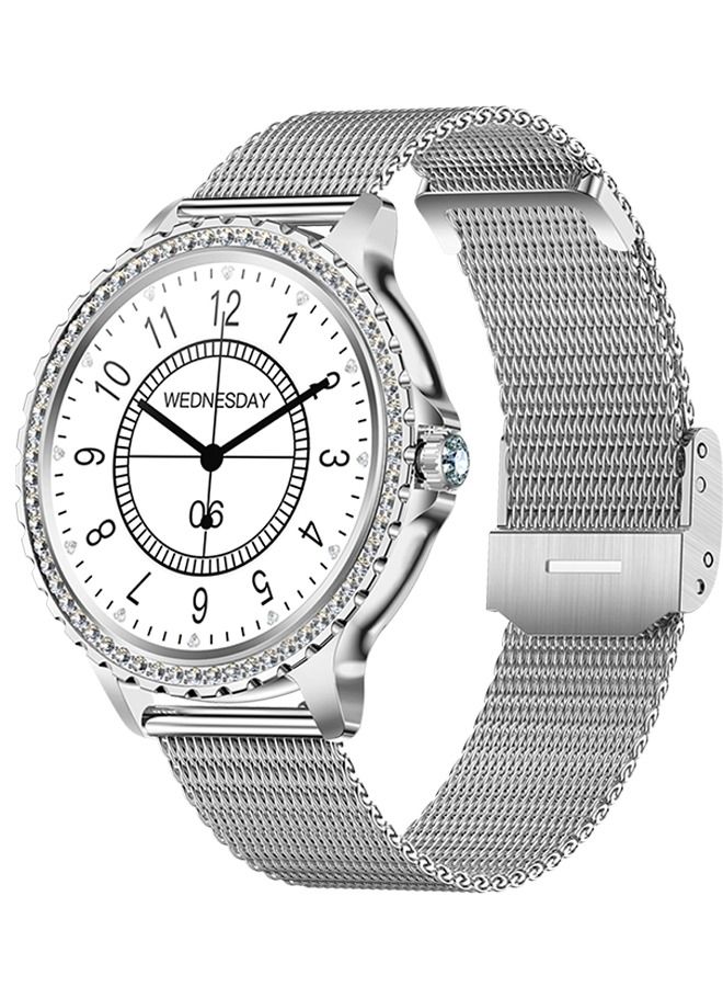 SmartWatch for Android IOS, Bluetooth Call Fitness Tracker with Heart Rate Sleep Monitor Diamonds Inlay Surface Smartwatch 1.32