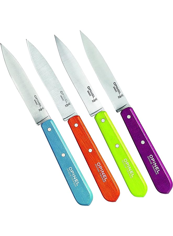 Sweet Pop Paring Knives (4pieces), Multi-Colour, 10cm, OP-001381, 1