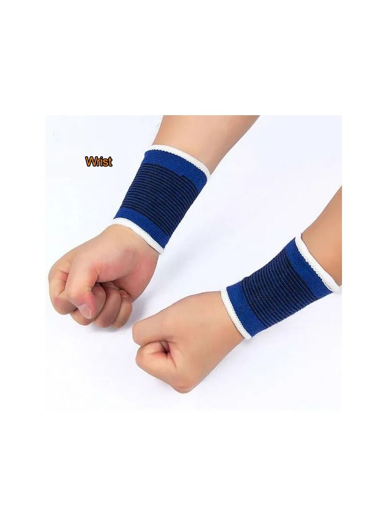 2-Pairs/Set Elastic Sport Protection Band,Fitness Gym Elasticated Bandage, Bandage for Protective Wrist,Palm