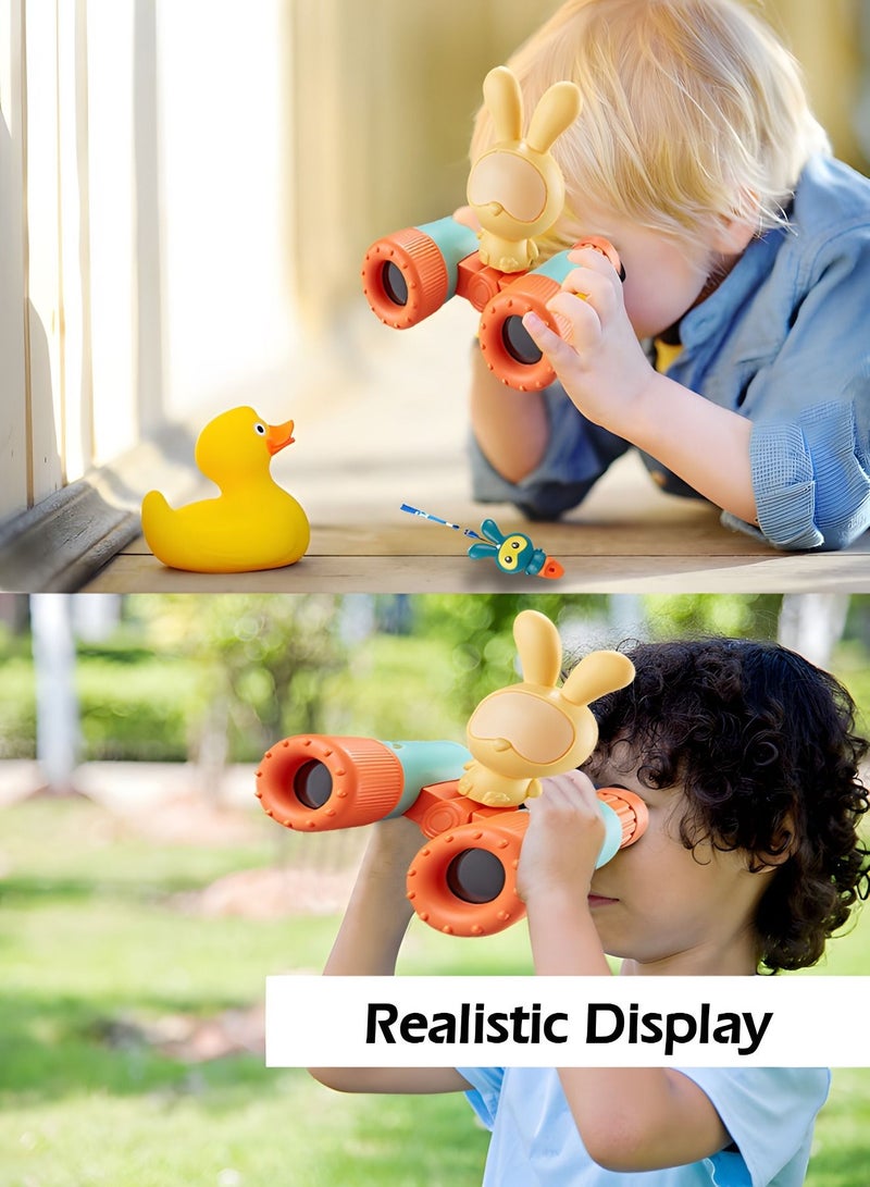 Kids Binoculars for Kids - Kid Binoculars 8X, High Resolution,Monocular Telescope with Whistle,Small Telescope for Bird Watching Camping Outdoor Play