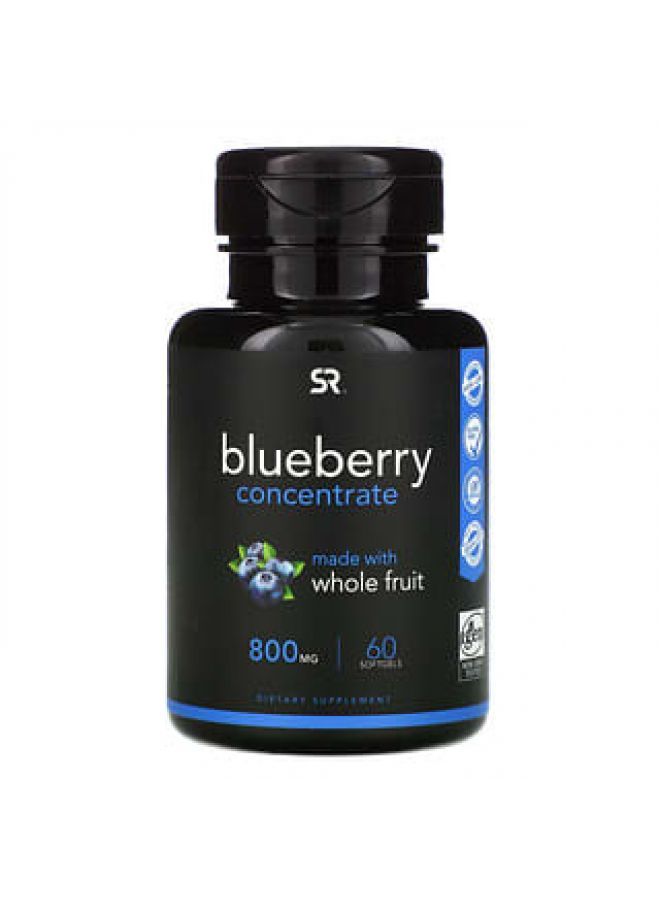 Sports Research Blueberry Concentrate 800 mg 60 Softgels