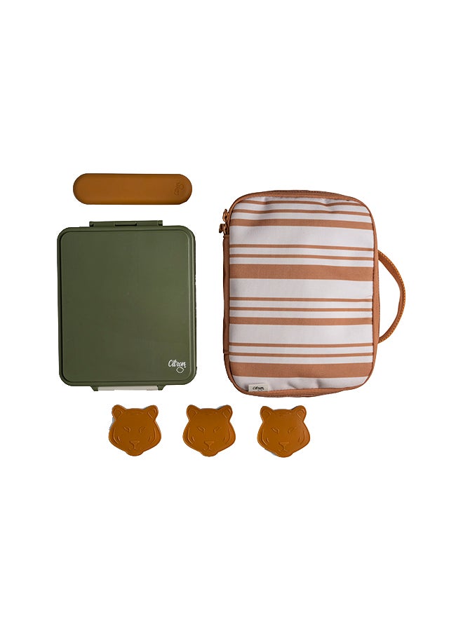 2023 Insulated Square Lunchbag Caramel