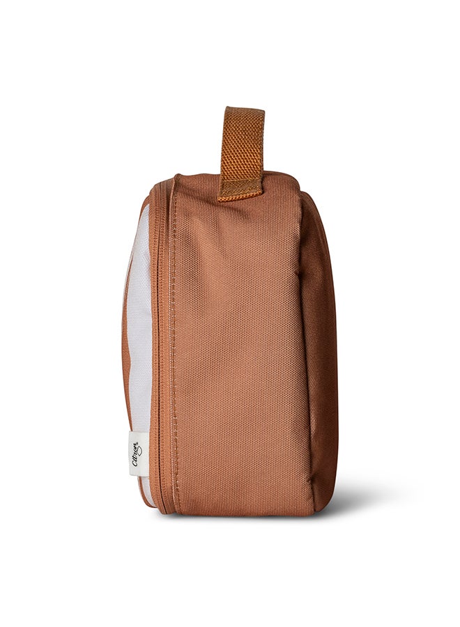 2023 Insulated Square Lunchbag Caramel