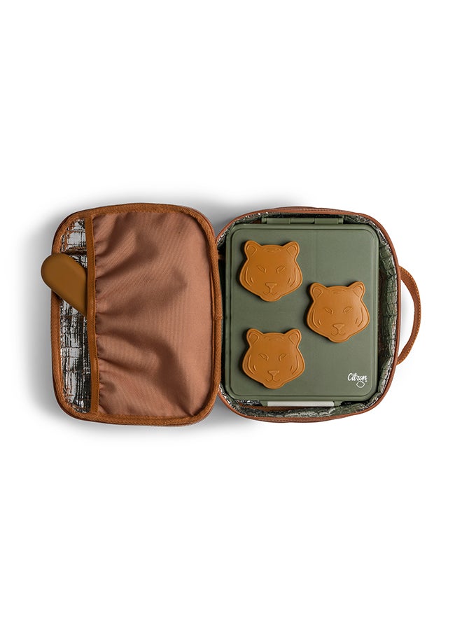 2023 Insulated Square Lunchbag Caramel