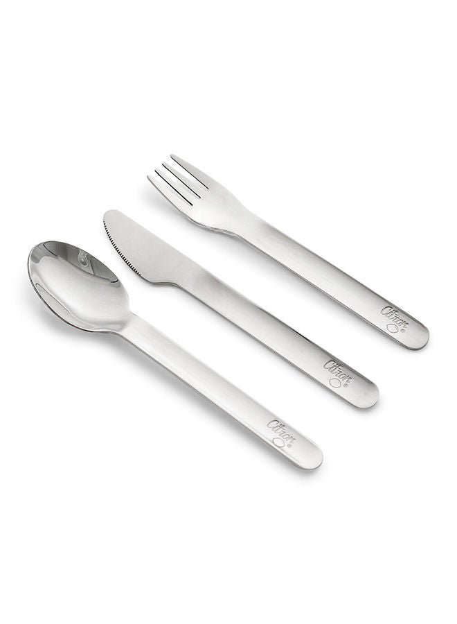 Stainless Steel Cutlery Set - Caramel