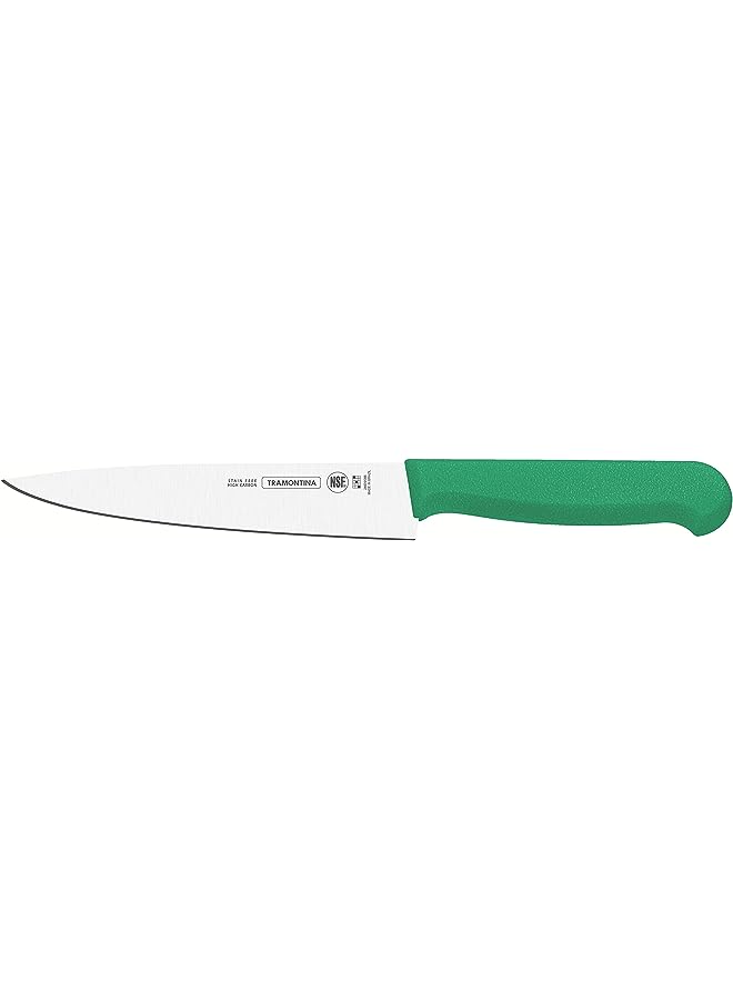 Professional Knife 10 Inches Stainless Steel High Carbon Blade, Ergonomic Polypropylene Antibacterial Handle Nsf Cerfified.