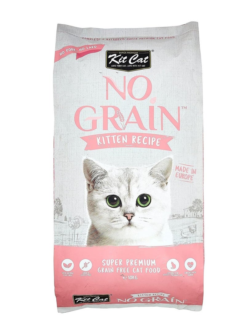 No Grain Kitten Recipe Dry Food 10Kg