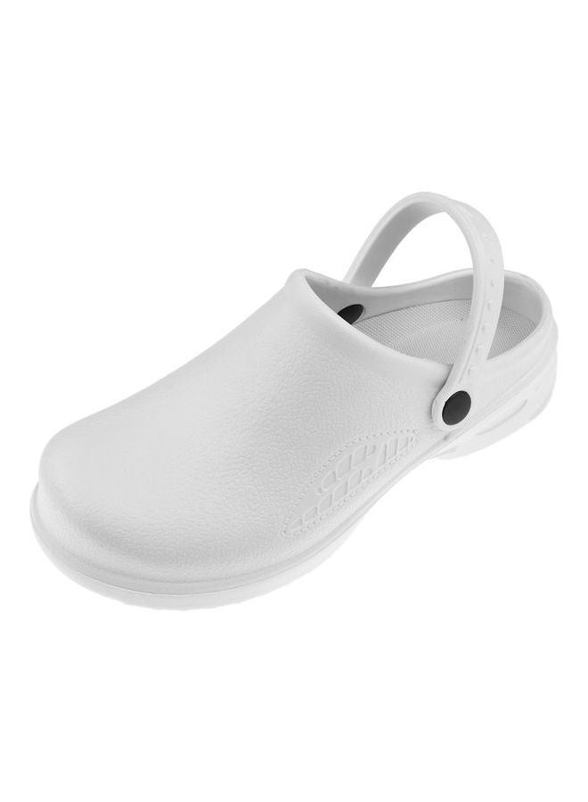 Waterproof Slip-On Comfortable Clog White