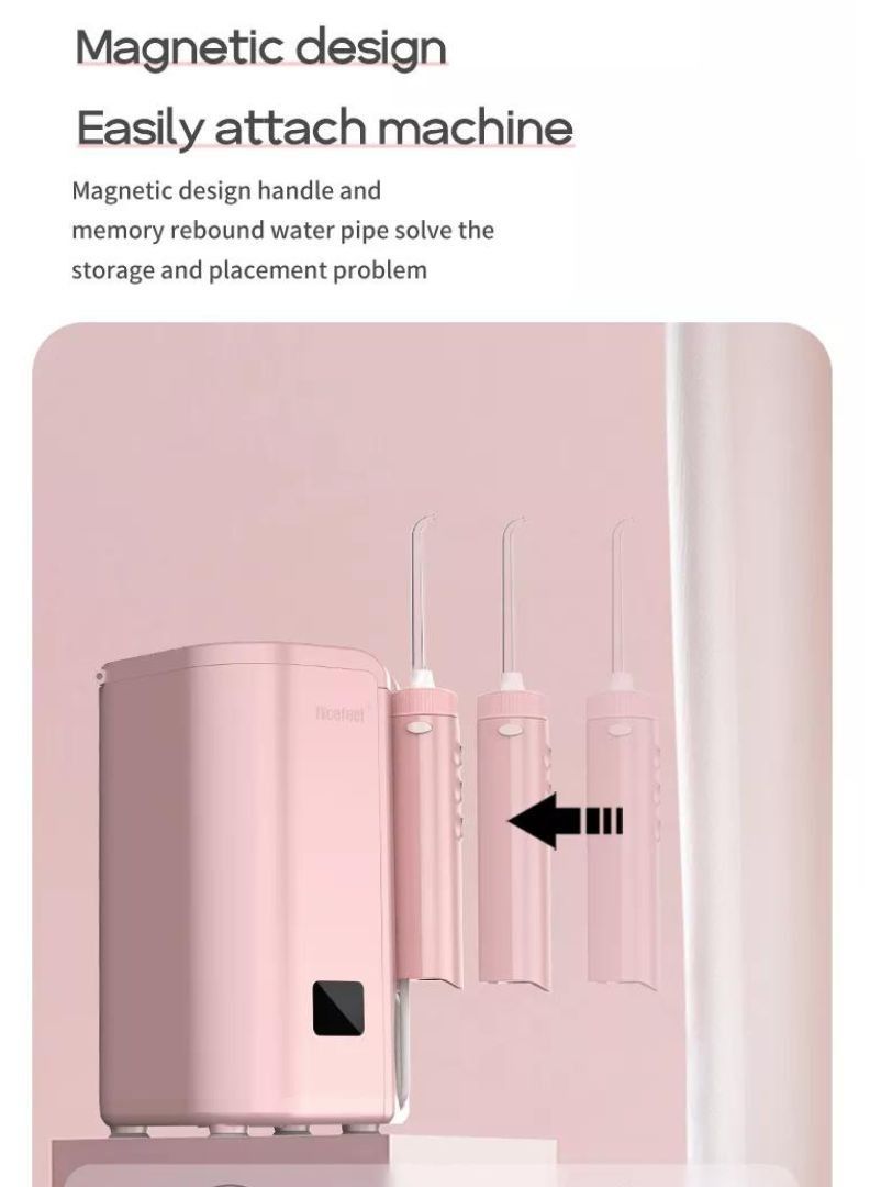 Nice Feel Dental Water Flosser 600ml Large Water Tank Led Display Teeth Cleaner Tooth Oral Irrigator
