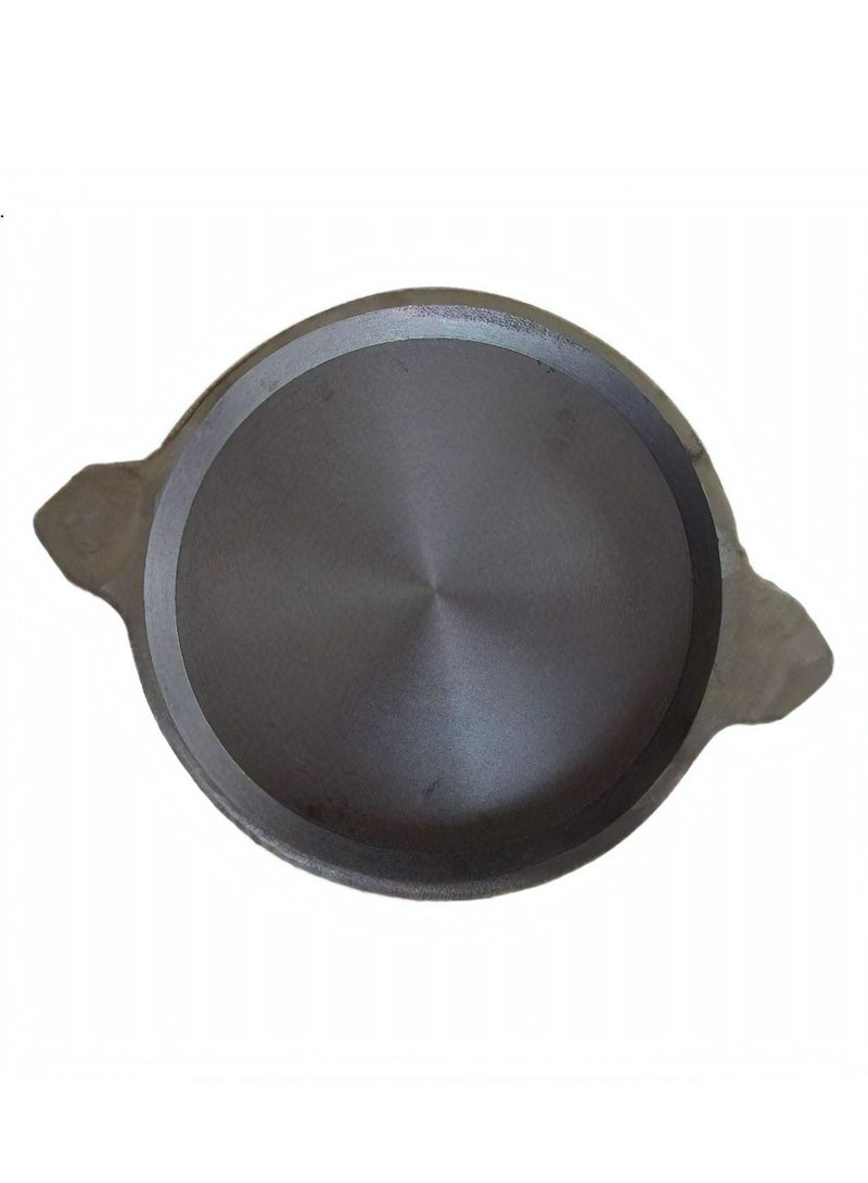 Pre-Seasoned Cast Iron Adachatti Raised Edge Griddle Black 11Inch