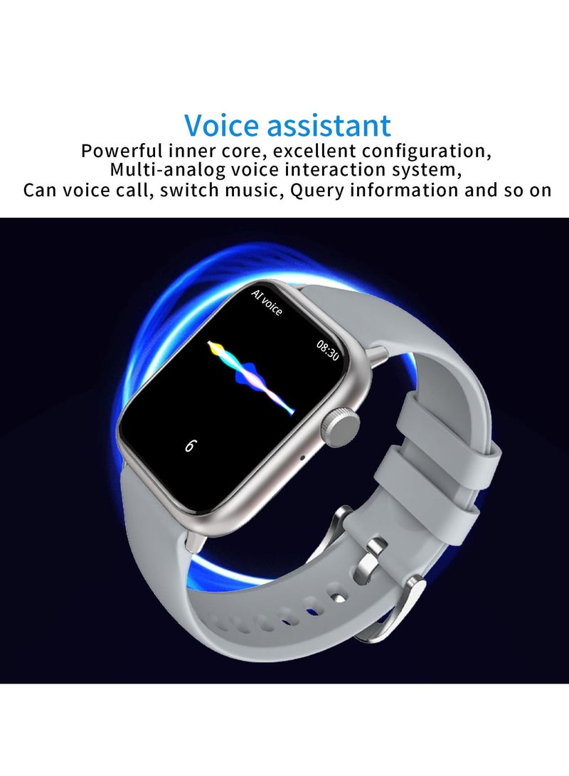 Smart Watches For Women Men,Fitness Tracker with Heart Rate Sleep Monitor,1.85” HD Full Touch IP67 Waterproof Casual Sport Smartwatch for Android IOS