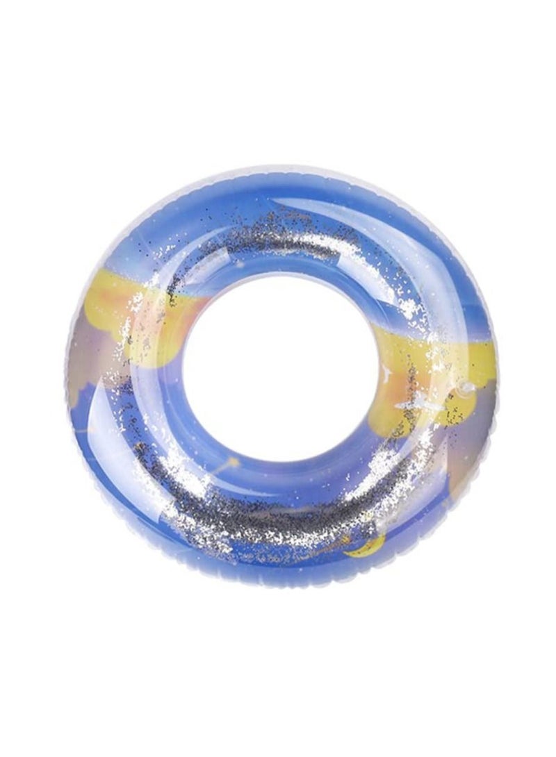 Glitter Pool Float, Colorful Swim Party Toys, Swimming Float, Suitable for Pool Parties Suitable for Water Sports, Protect your Own Safety