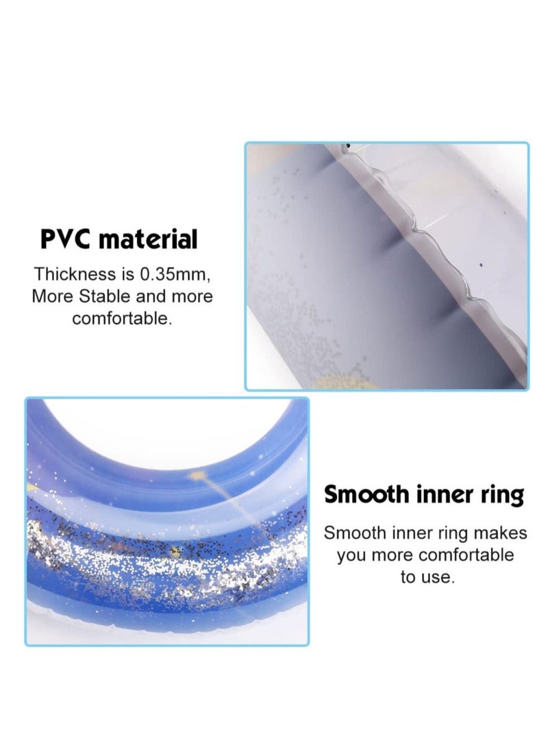 Glitter Pool Float, Colorful Swim Party Toys, Swimming Float, Suitable for Pool Parties Suitable for Water Sports, Protect your Own Safety