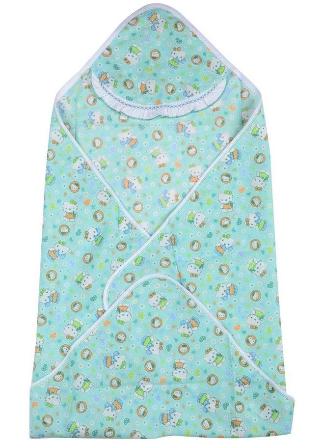 Combo Of 3 Baby Summer Cotton Cloth Blanket With Wrapper(Multi)(28*31Inchs)