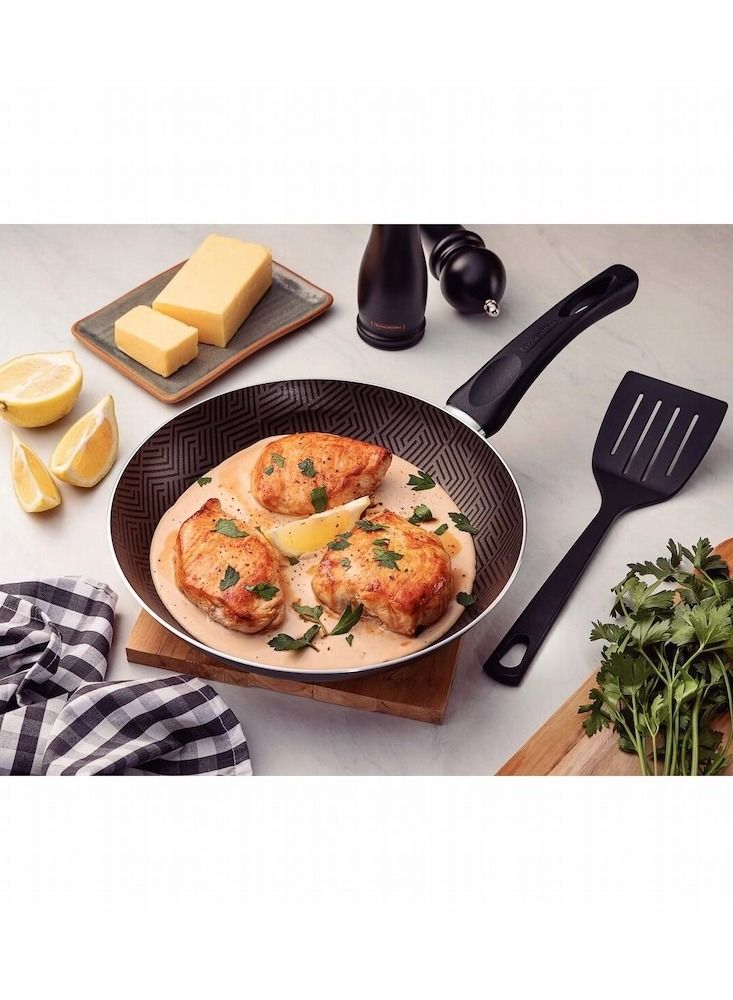 Since 1911,Made in Brazil- Paris, 12-piece Cookware Set, Lead-Colored Aluminum, Interior Starflon Max, Exterior Starflon Max, Nonstick Coating, PFOA Free, Tempered-Glass Lids, Steam Vents, Stainless-Steel Rims, Heat-Resistant Handles, Heat-Resistant Knobs, Nylon Utensils, Knives, Stainless-Steel Blades, Polypropylene Handles -