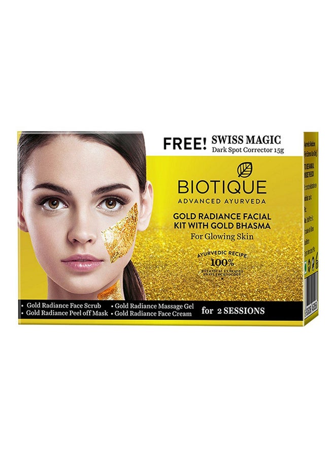 Radiance Facial Kit With Gold Bhasma 75grams