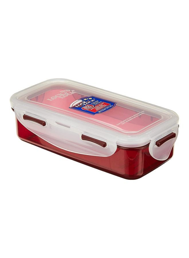 4-Piece Lunch Box With Bag Set Red/Clear/White 2x350ml
