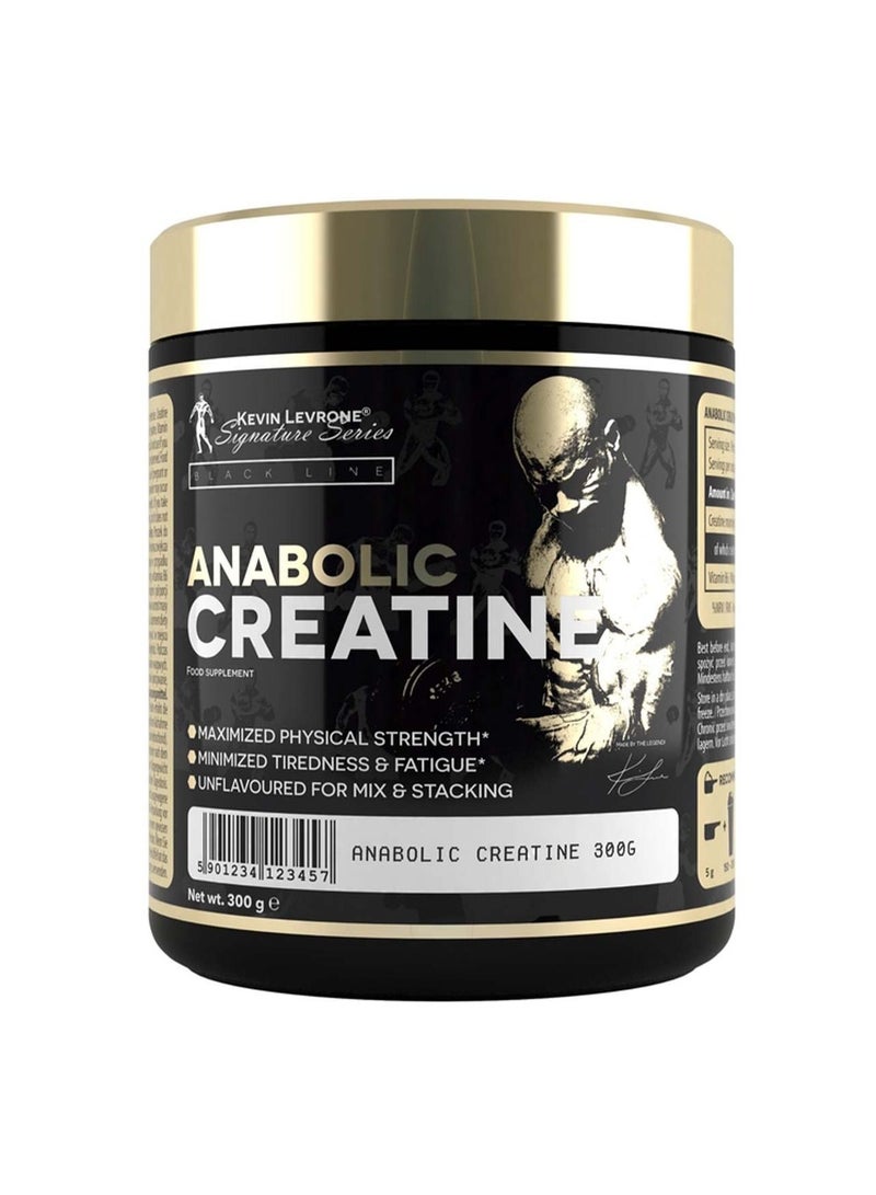 Kevin Levrone, Anabolic Creatine, Unflavored, 300g