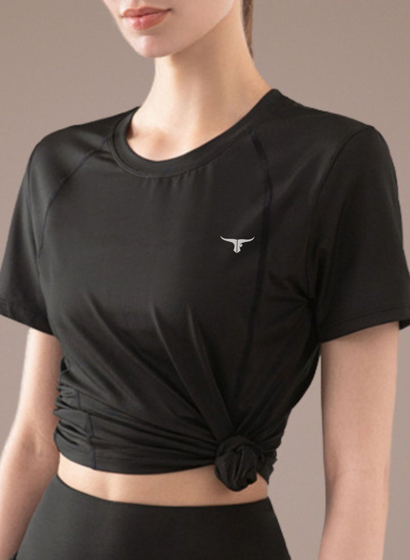 KittyHawk Ladies T-Shirt - Black