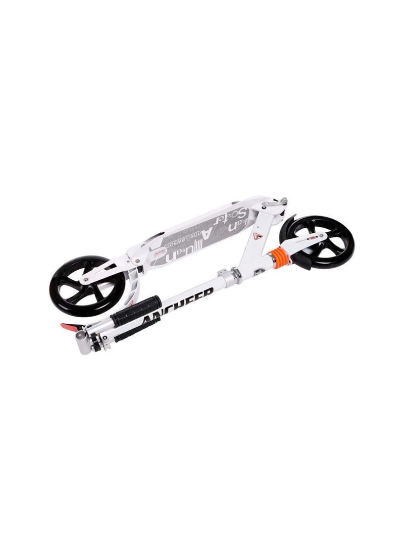 City Scooter with Dual Suspension Height Adjustable Folding Scooter with Big Wheels