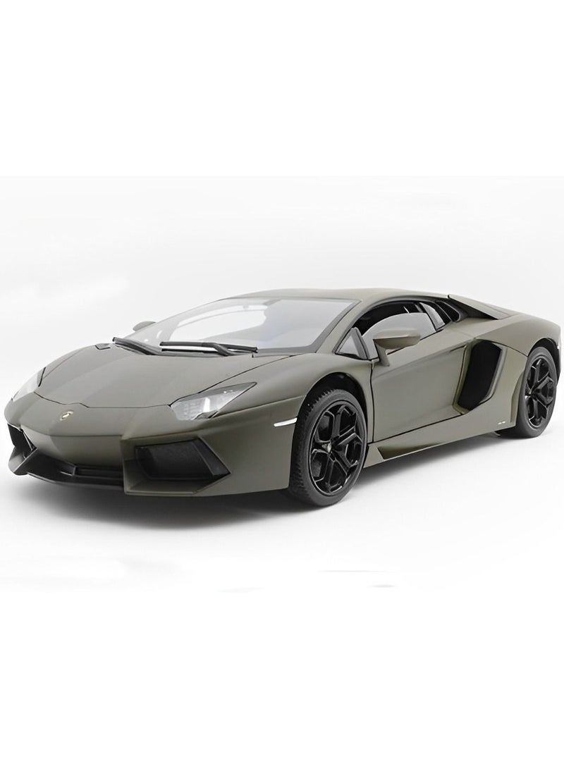 1:18 Scale Model Car Classic Scale Lamborghini Vehicles Model, Metal Alloy Pull Back Diecast Toy car Collectable Model Car with Sound and Light for Kids Boy Girl Gift