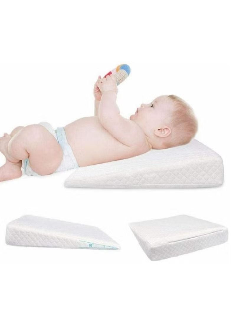 Bassinet Baby Soft Wedge Square Pillow Anti Re-flux Colic Anti Milk Choking Cushion Moses Basket Pram Crib Cot