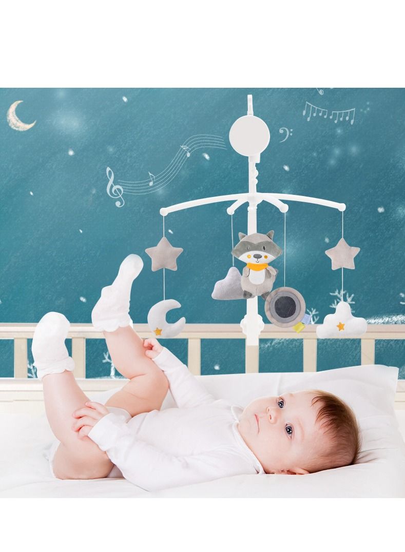 Baby Musical Crib Mobile with Hanging Rotating Toys