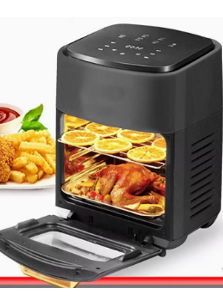 Multifunct Electric Deep Fryers Without Oil Hot Air Fryer Oil-Free Air Fryer 15L French Fries 1400W Toaster Airfryer Accessories