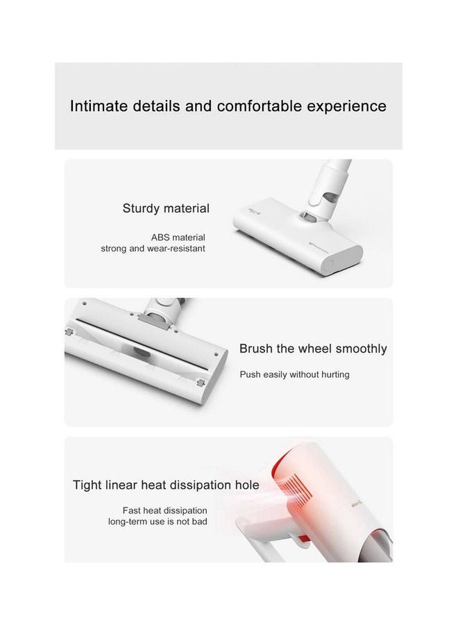 Handheld Vacuum Cleaner 15KPA Portable Lightweight Wired Household Strength Dust Collector 600 kW DX300 White