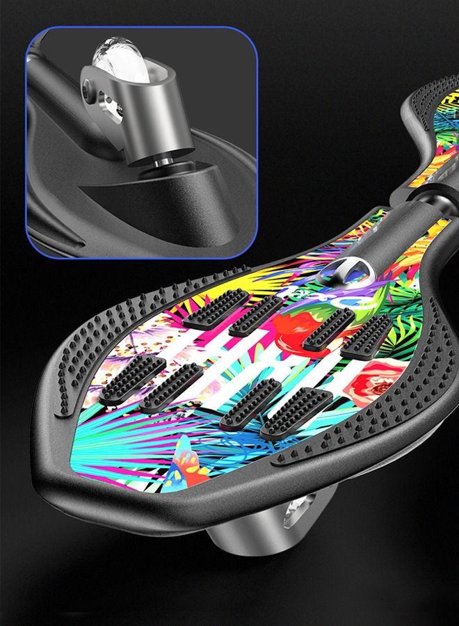 Skateboard Waveboard Caster Board Standard Complete Skateboards Unisex Lightweight Board Cool Skate Board for Beginner/Kids/Teens/Adult