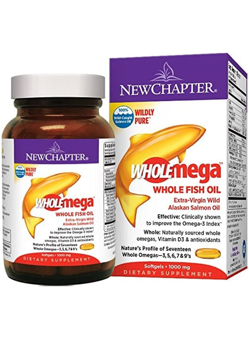 New Chapter Wholemega - Whole Fish Oil 60 Softgels