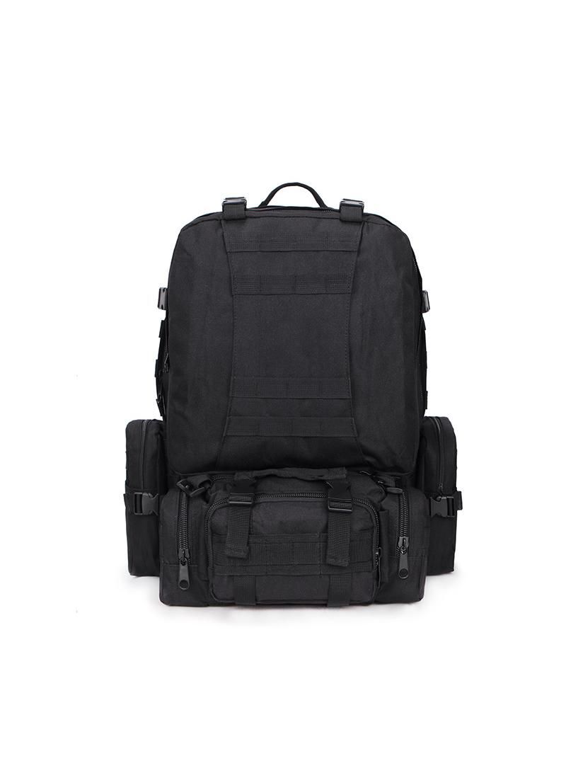 Large Capacity Professional Hiking Backpack Black 36-55L
