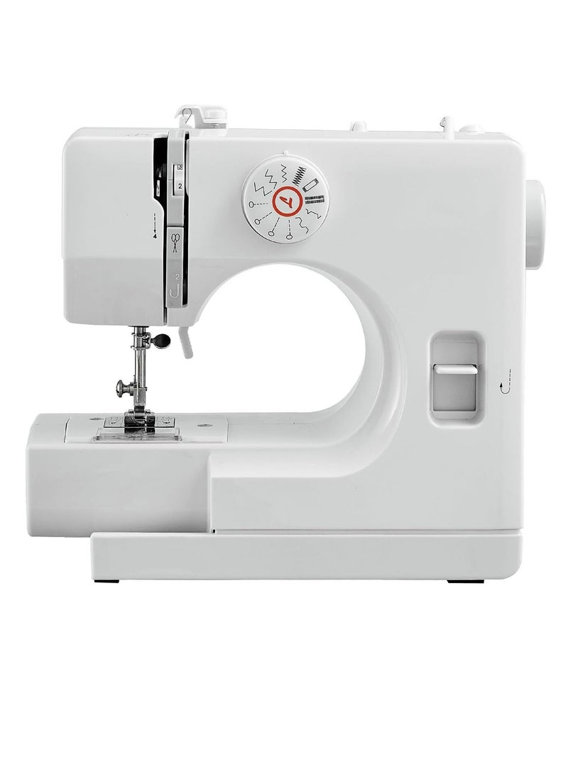 Mini Sewing Machine for Beginners, Small Portable Sewing Machine with Reverse Sewing and 12 Built-In Stitches