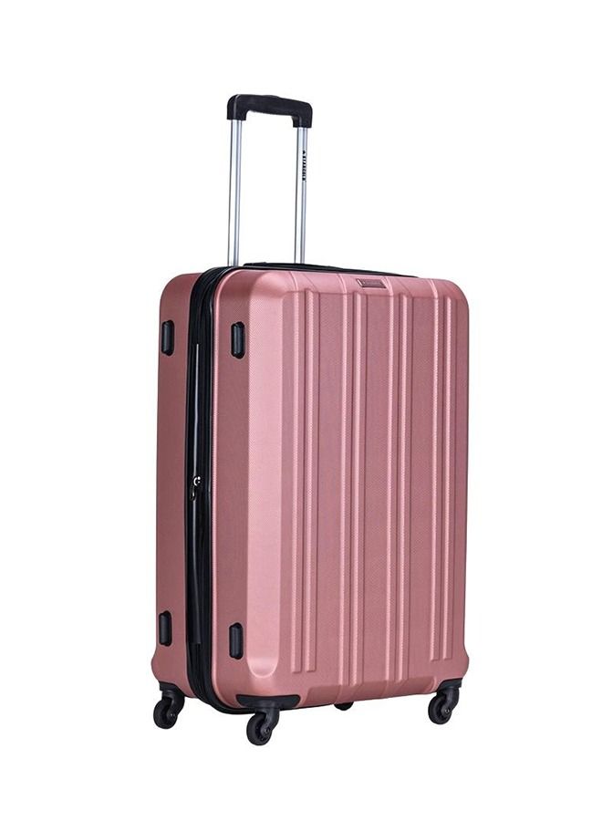 4 Pack Of Hardside Spinner Number Locked Luggage Trolley