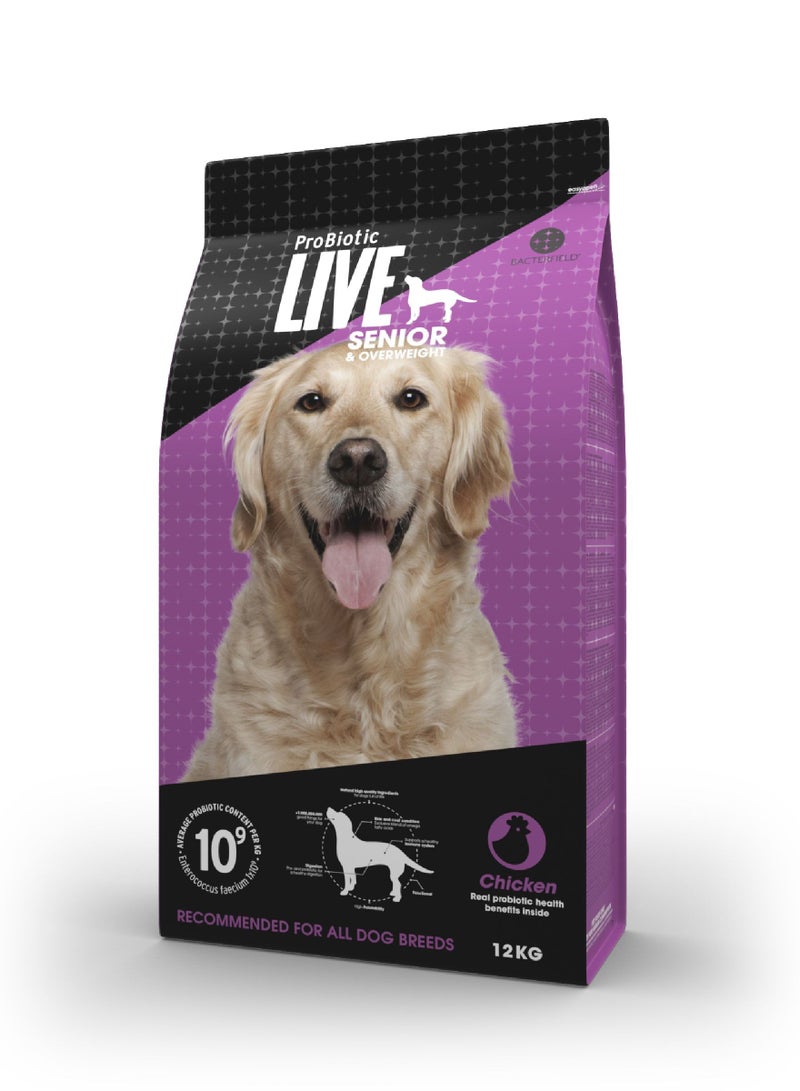 Dog Dry Food Senior & Overweight Chicken and Rice