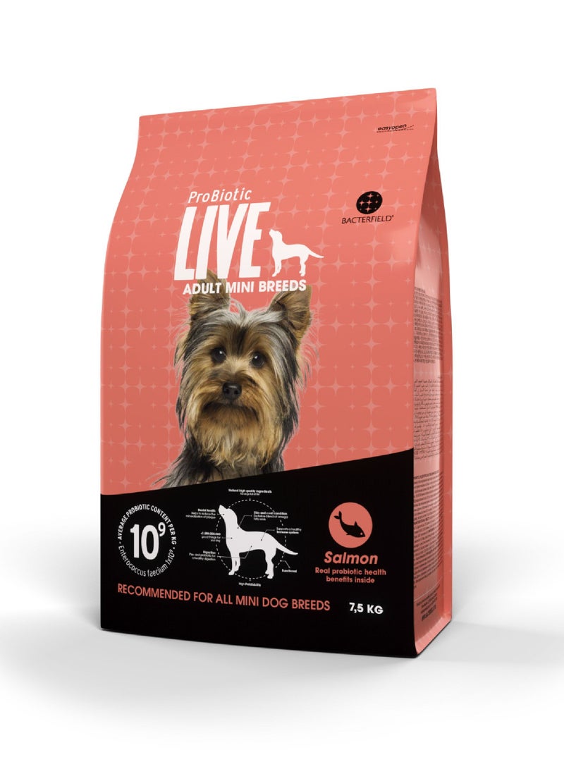 Dog Dry food Adult Mini Breeds Salmon and Rice