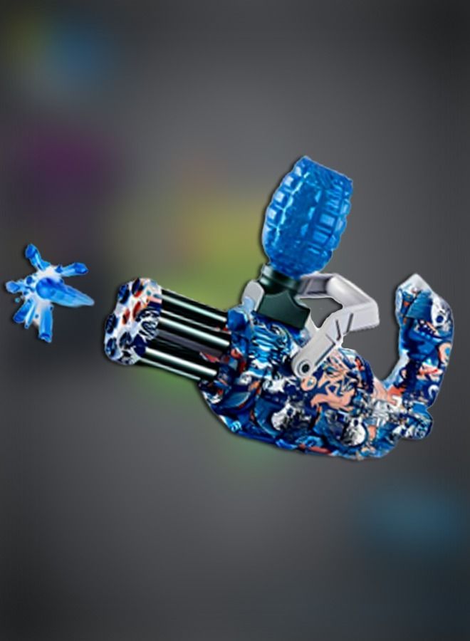 Automatic Electric Toy Gun Camouflage Design Splatter Ball Gel Blaster Toy Gun with Water Beads Eco Friendly Outdoor Activities Team Shooting Game for Kids Birthday Gift for Children 33.5x11x16.5 Centimeter