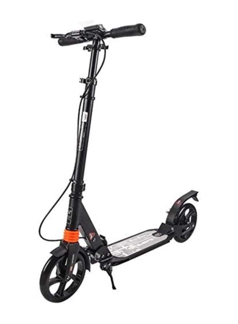 City Scooter with Dual Suspension Height Adjustable Folding Scooter with Big Wheels