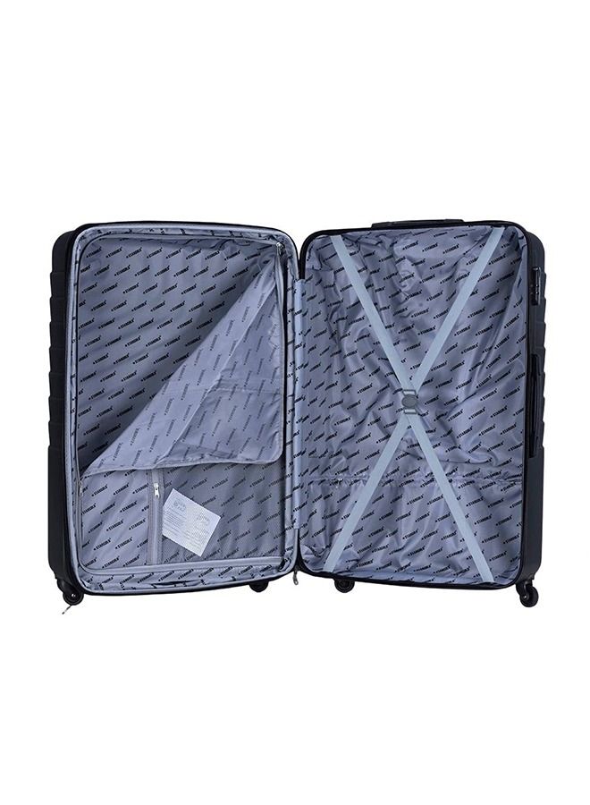 4 Pack Of Hardside Spinner Number Locked Luggage Trolley