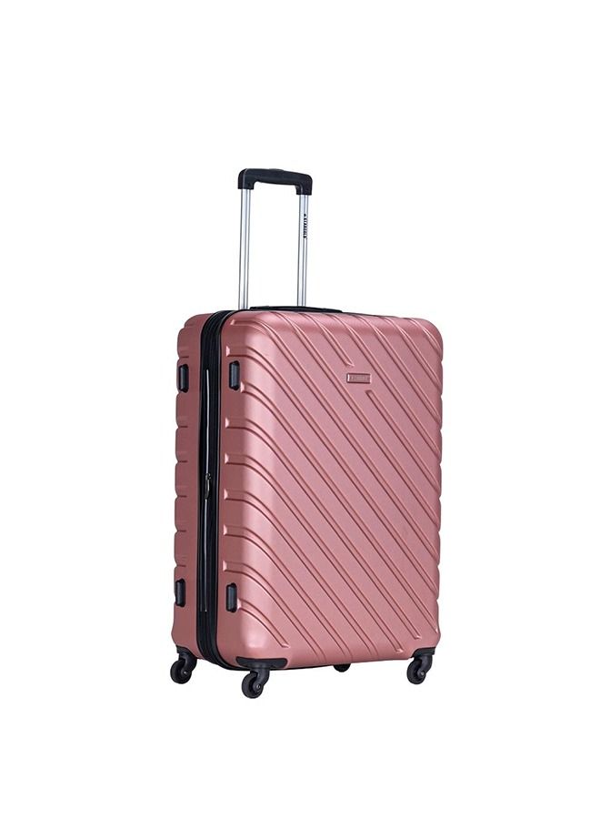 4 Pack Of Hardside Spinner Number Locked Luggage Trolley