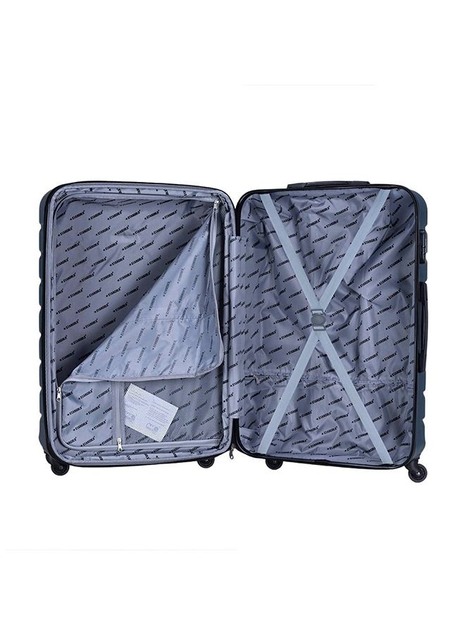 4 Pack Of Hardside Spinner Number Locked Luggage Trolley