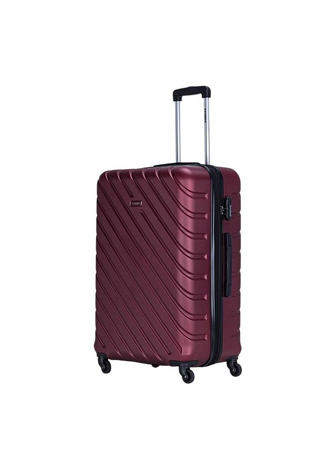 4 Pack Of Hardside Spinner Number Locked Luggage Trolley