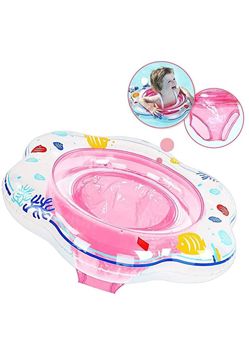 Baby Swimming Ring Float, Inflatable Baby Swim Ring with Seat with Soft PVC for Infant/Toddler 6-36 Months, Leak-Proof Swimming Pool Ring for Kids Paddling Pool