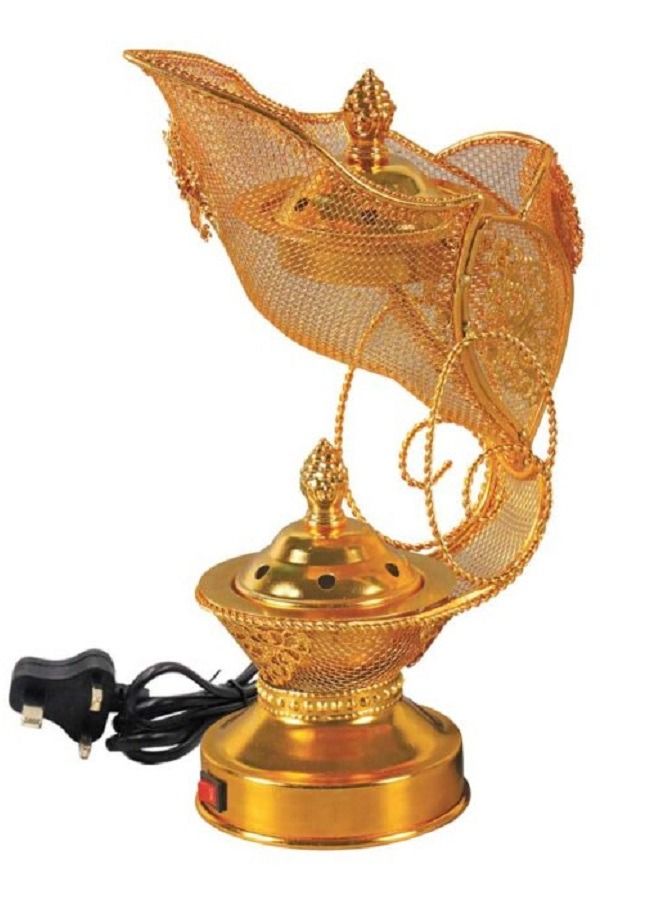 Unique Design Electric Oud Bakhoor Incense Burner Mabkhara Gold – WF-113-G