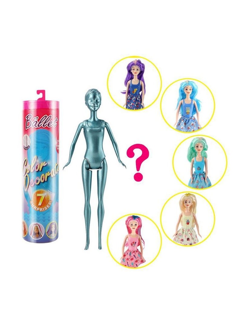 7 Surprises - Barbie Colour Reveal Doll With Water And Surprise Accessories 8.99x3.81x30.48cm