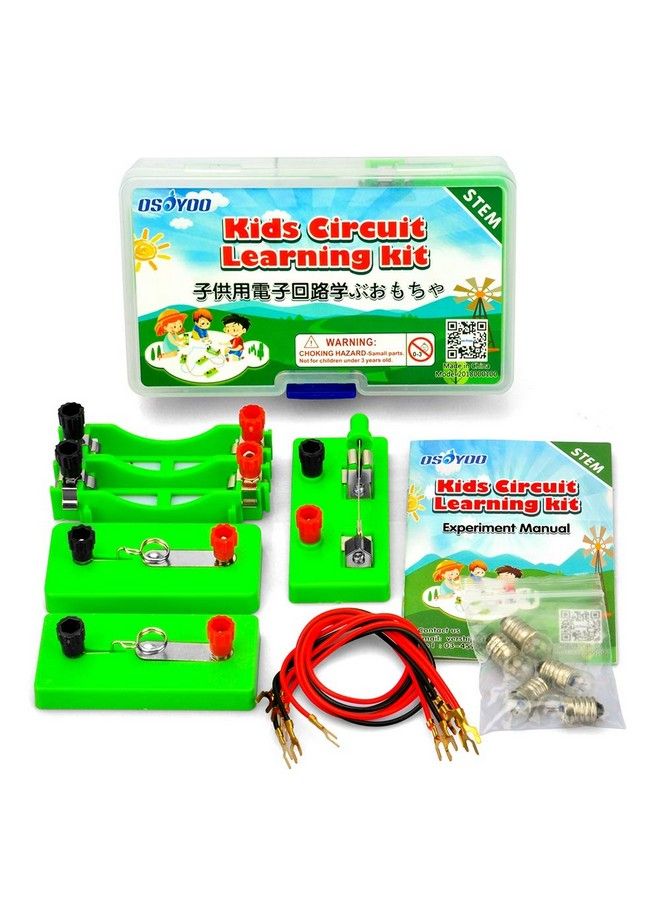 Kids Electricity Circuit Learning Kit For Science Study ; Series Circuit Parallel Circuit Physics Experiments Learning Tool ; Stem Electric Lab School Set For Teens ; Energy Problem Solving Kit