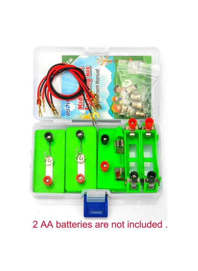 Kids Electricity Circuit Learning Kit For Science Study ; Series Circuit Parallel Circuit Physics Experiments Learning Tool ; Stem Electric Lab School Set For Teens ; Energy Problem Solving Kit